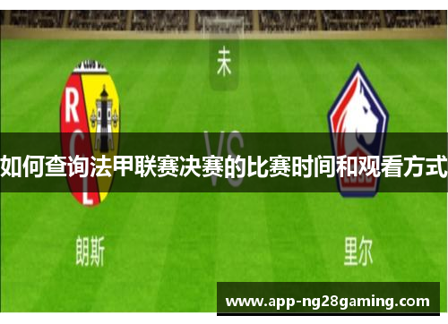 如何查询法甲联赛决赛的比赛时间和观看方式