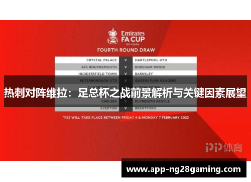 热刺对阵维拉：足总杯之战前景解析与关键因素展望